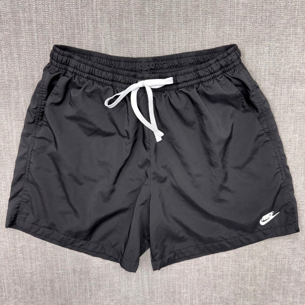 Nike Sportswear Woven Shorts Black AR2382-010 Mens XXL 2XL 5 Inch Inseam